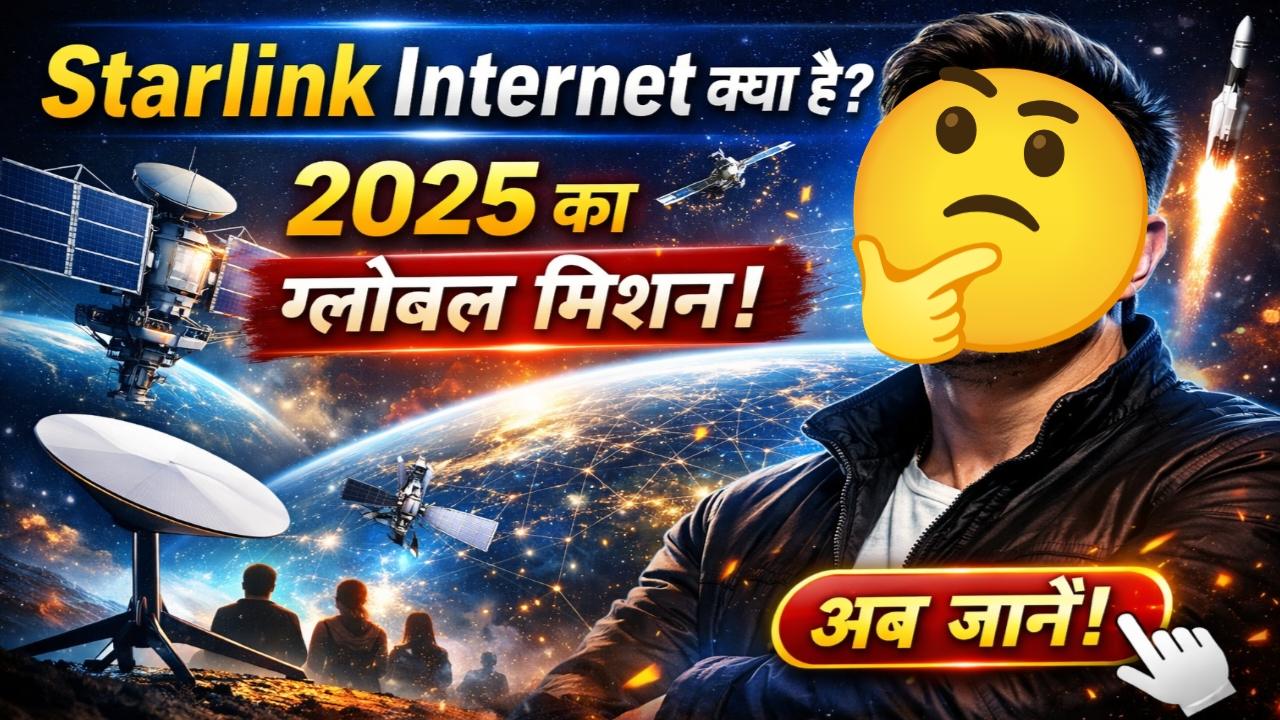 Starlink Internet 2025 satellite technology connecting Earth with high-speed internet